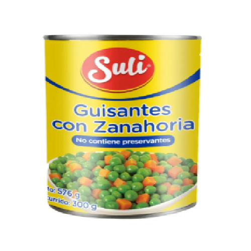 Guisantes Suli Con Zanahoria - 576 g